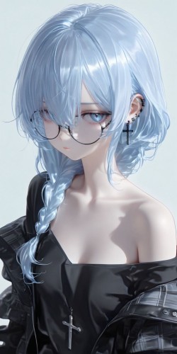 露肩 二次元女孩壁纸 唯美图片收藏分享