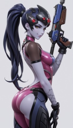 守望先锋 游戏角色美图壁纸 ai绘画手办