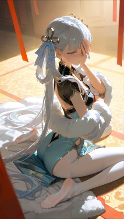 @木木壁纸 今天汐汐嘛？#<strong>今汐</strong> #鸣潮 #二创 #日更