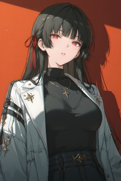 <strong><strong>鸣潮</strong></strong>女团 ai绘画 现代时尚穿搭 好好看