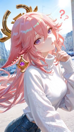 原神 甘雨 <strong>八重神子</strong> 梦见月瑞希 神里绫华 想尝尝我的口红？