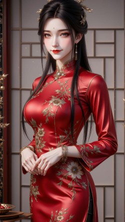 诛仙 陆雪琪 国风<strong>旗袍</strong> 国漫女神