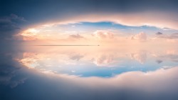 天空之境<strong>唯美</strong>倒影风景壁纸
