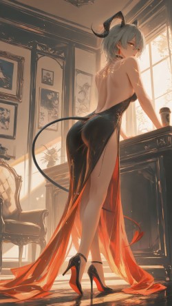 赞妮 <strong><strong>鸣潮</strong></strong>壁纸 游戏美女角色AI绘画 冷库眼神