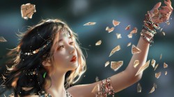 奇幻<strong>女孩</strong>壁纸 艺术家壁纸 数字艺术 鬼刀高清壁纸