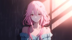 <strong>粉色</strong>长发动漫女孩楪祈4K壁纸3840x2160