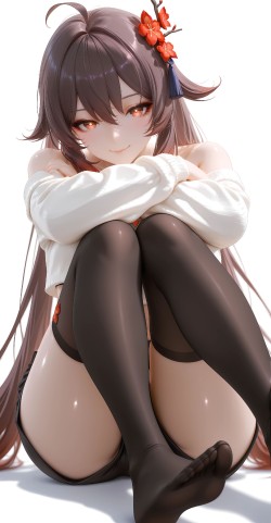 壁纸 二次元原神 胡桃 游戏 黑丝过膝袜 佩拉 克拉拉 崩坏星穹铁道