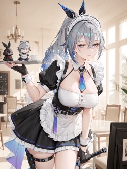 银狼 崩坏星穹铁道 二次元 女仆装 <strong>御姐</strong>