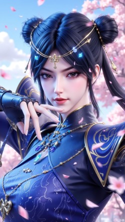 ai绘画 沧元图 国漫女神 李少英 热门壁纸分享