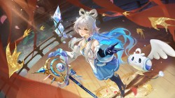 <strong><strong>永劫</strong><strong>无间</strong></strong>胡桃联动洛天依皮肤 横版电脑壁纸