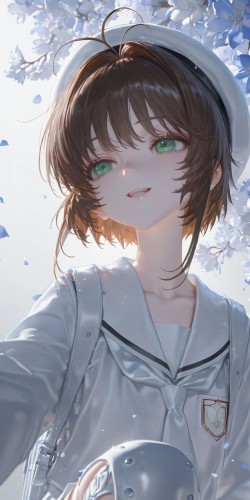 百变小樱 木之本樱。二次元动漫壁纸 童年记忆 ai绘画