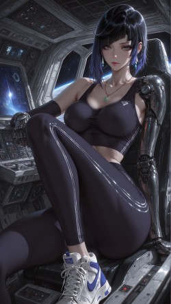 <strong><strong>原神</strong></strong> 太空幻想 稍微换个画风 刻晴 夜兰 Ai绘画游戏