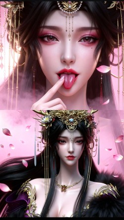 云望舒4k 云深不知梦动漫动画国漫女主 AIcg绘画