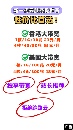 超值性价比 / 独享带宽 - 云服务器