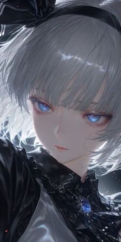 持刀二次元少女壁纸 ai绘画