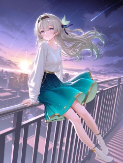 流萤壁纸。#二次元 #ai绘画 #崩铁 #崩坏星穹铁道 #流萤