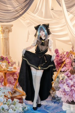 dy@绛南学姐ovo 柴郡猫猫音乐会 碧蓝航线 二次元 一种很新的cosplay cos 柴郡猫cos