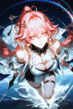 <strong>长离</strong> 鸣潮 二次元 鸣潮手游 游戏人物 多种画风的<strong>长离</strong> 你更喜欢第几个