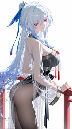 汉服<strong>黑丝</strong>的镜流 崩坏星穹铁道 镜流 美图壁纸