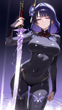 喜欢吗。雷电将军 <strong><strong>原神</strong></strong> 嫌弃的小眼神 皮衣