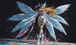 数码宝贝天女兽 二次元日漫壁纸 动漫二创2