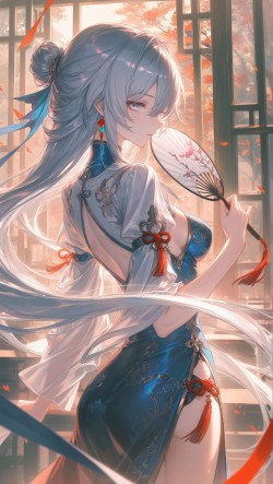 崩坏星穹铁道超高清手机壁纸 二次元游戏美女角色 <strong><strong>旗袍</strong></strong>阮梅