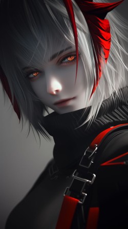 <strong><strong>明日</strong><strong>方舟</strong></strong> 夕 年 斯卡蒂 锁屏壁纸