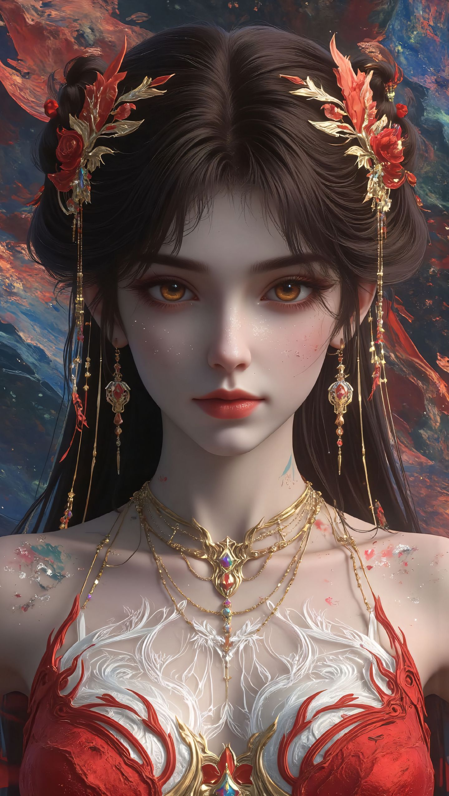 高清壁纸 美图分享 完美世界 火灵儿 全屏高清壁纸