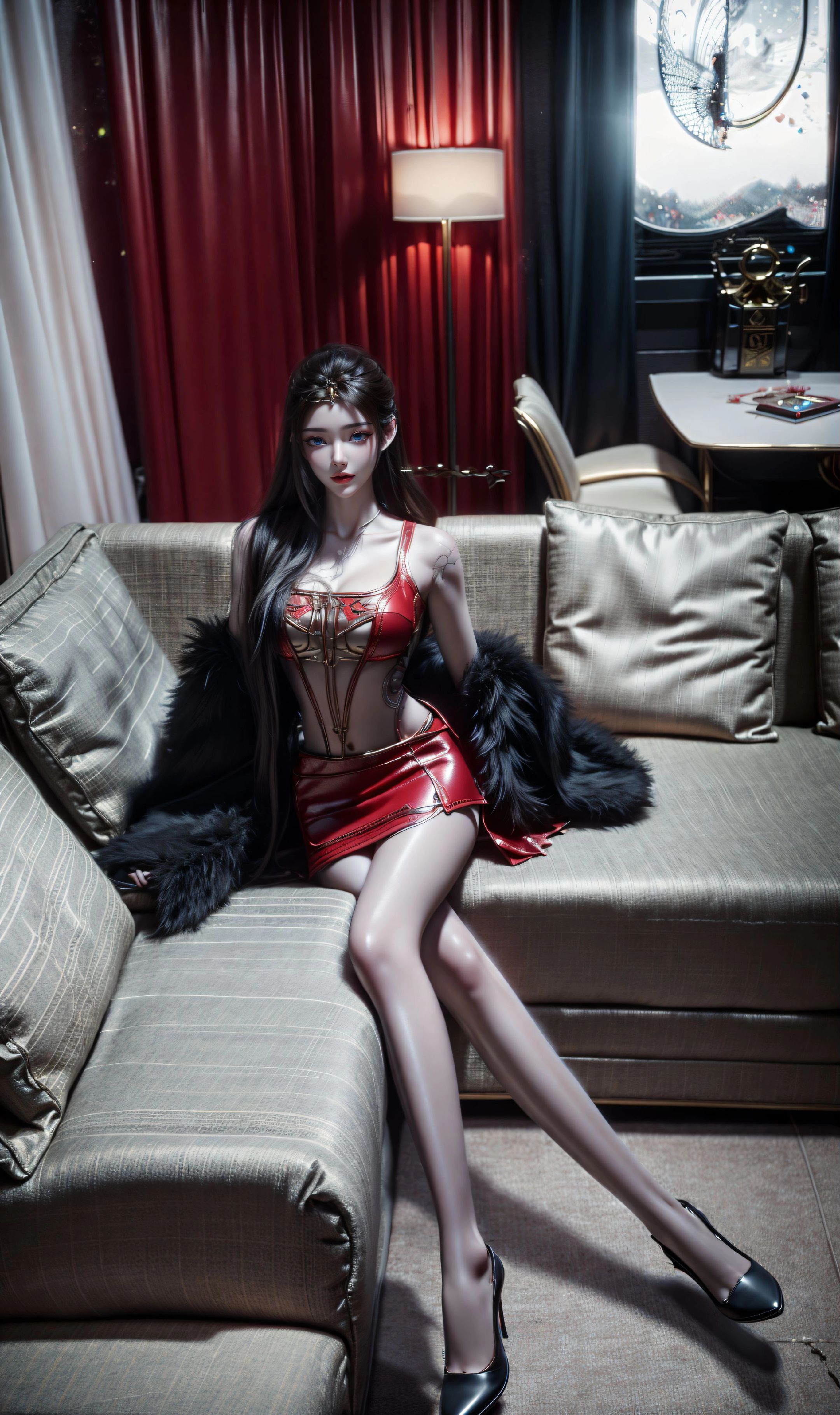 元瑶 高清壁纸 完美身材 国漫女神