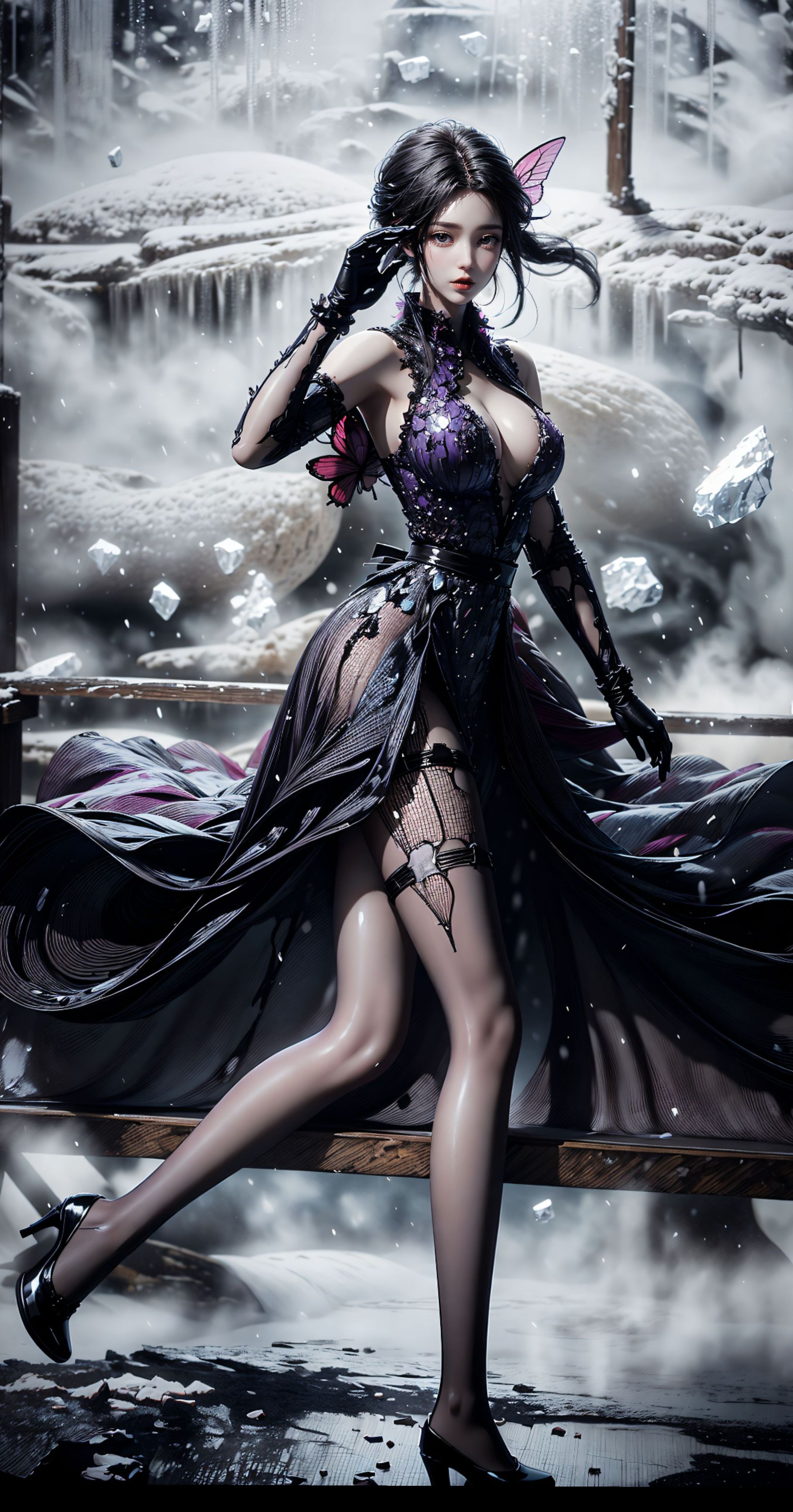 火灵儿 国漫美女 长腿女神 身材好就是好 画面太美