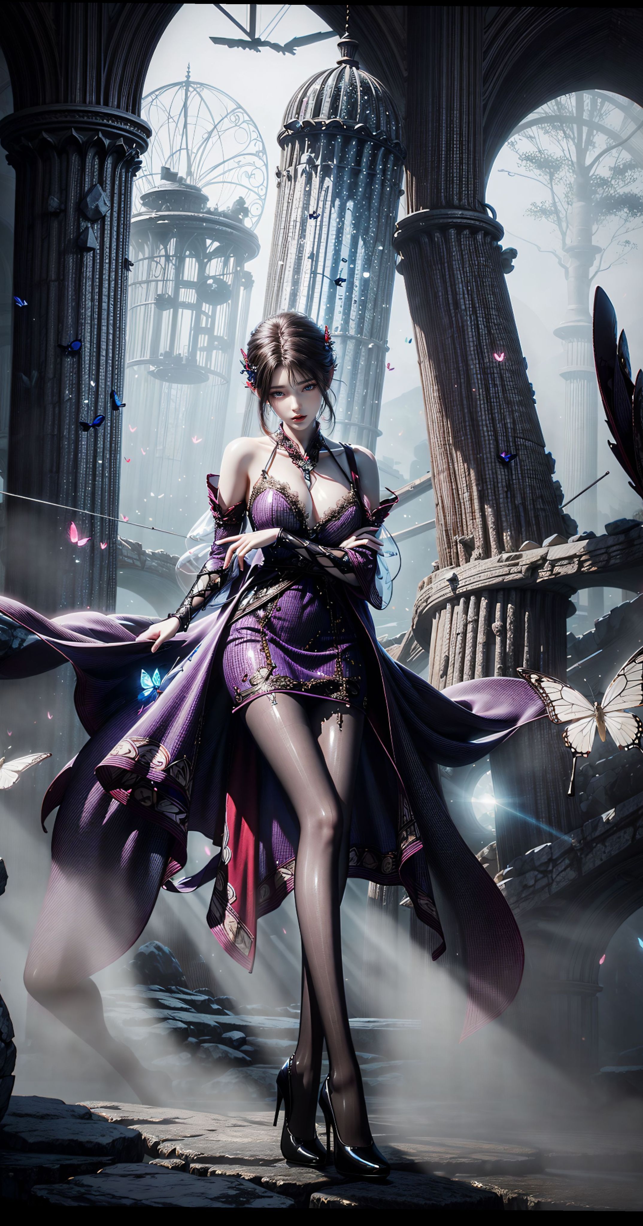 火灵儿 国漫美女 长腿女神 身材好就是好 画面太美