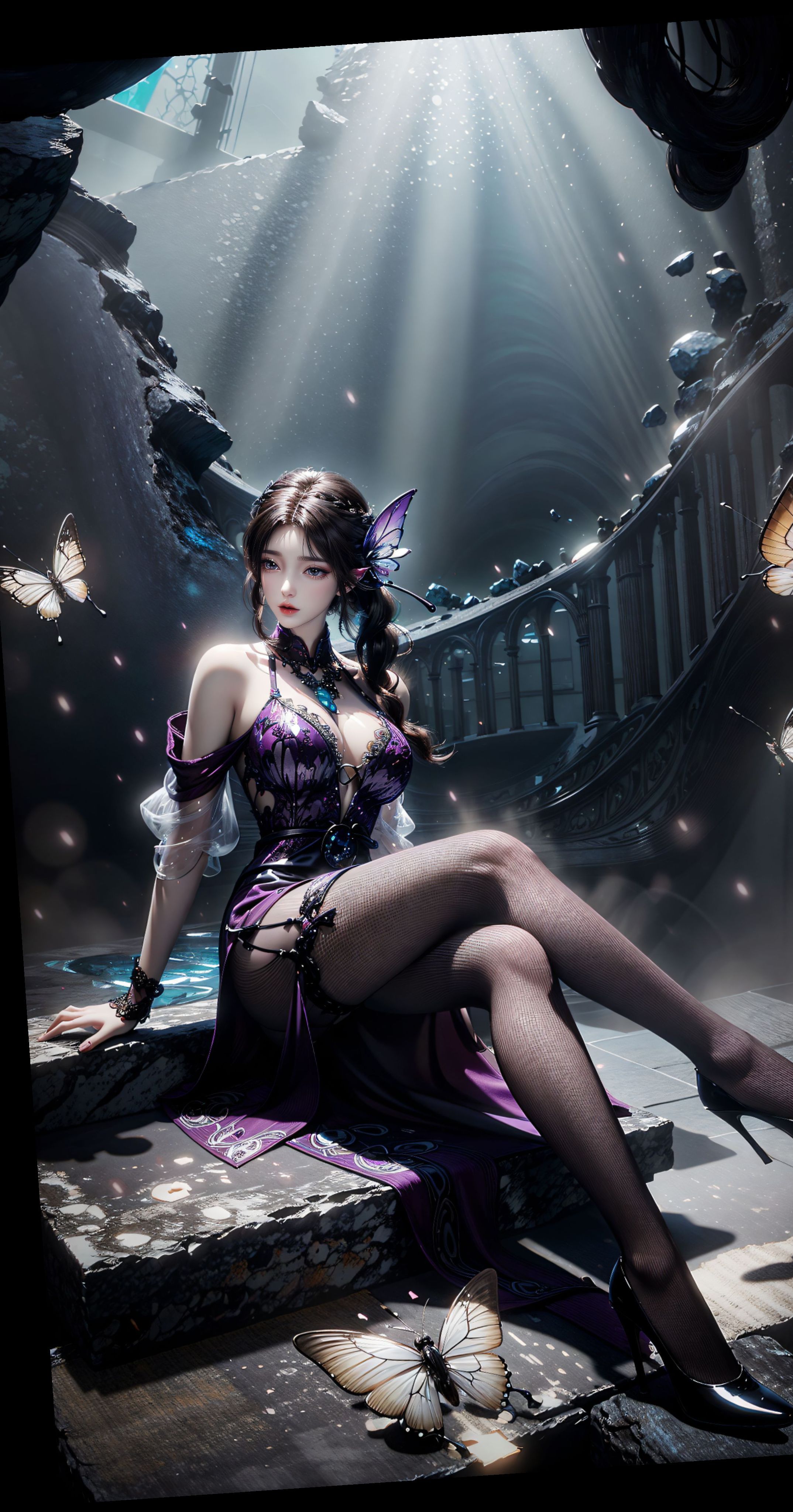 火灵儿 国漫美女 长腿女神 身材好就是好 画面太美