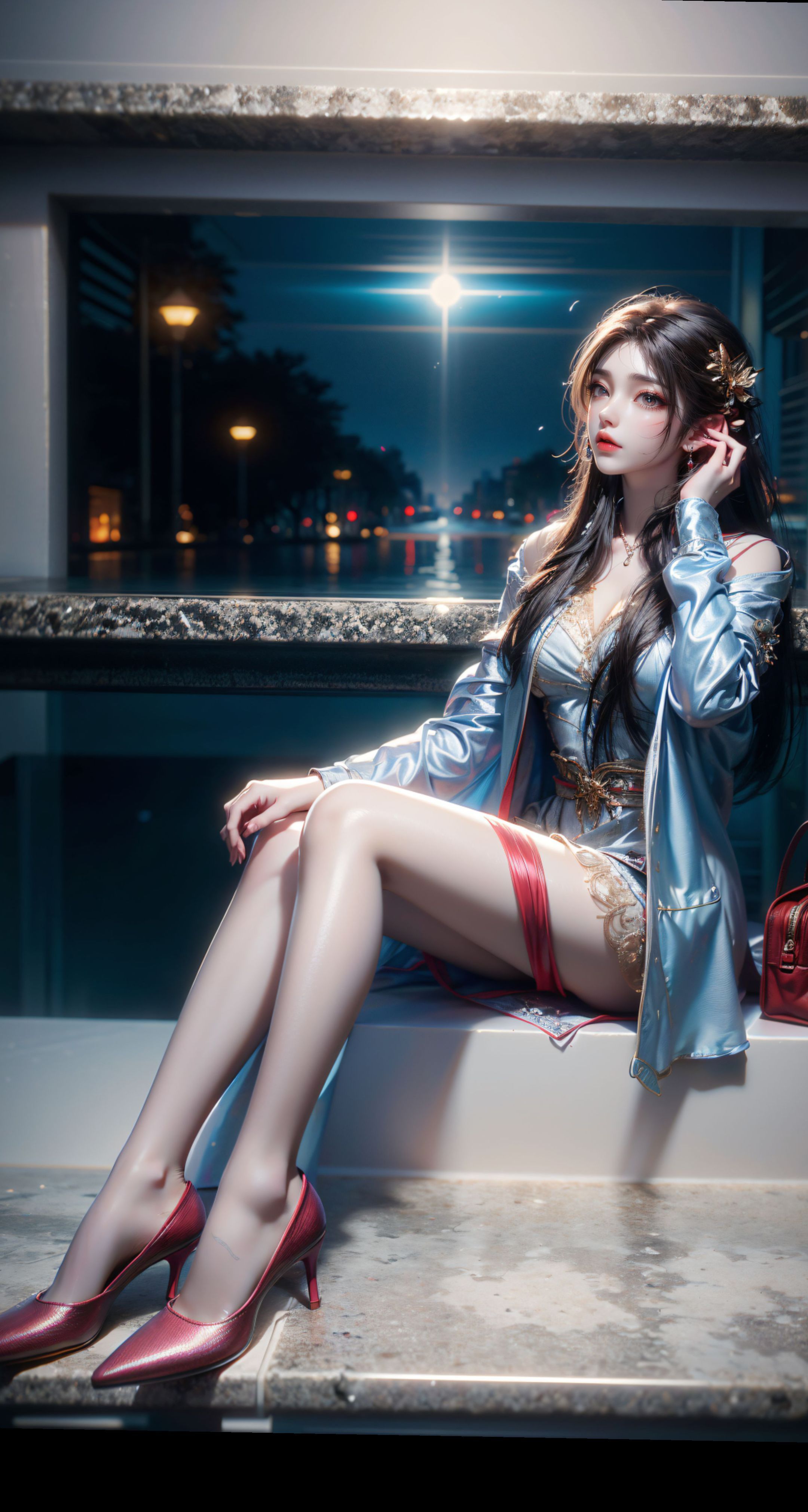 完美世界 火灵儿 国漫美女 大长腿 好看