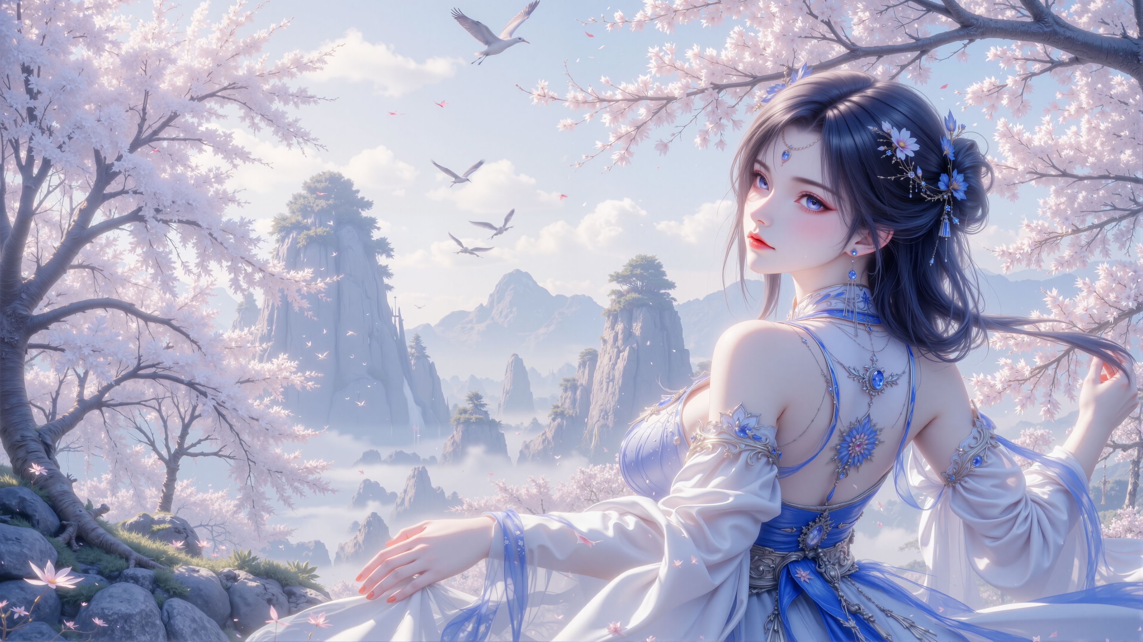 完美世界 云曦 青花瓷 女神 动漫美女