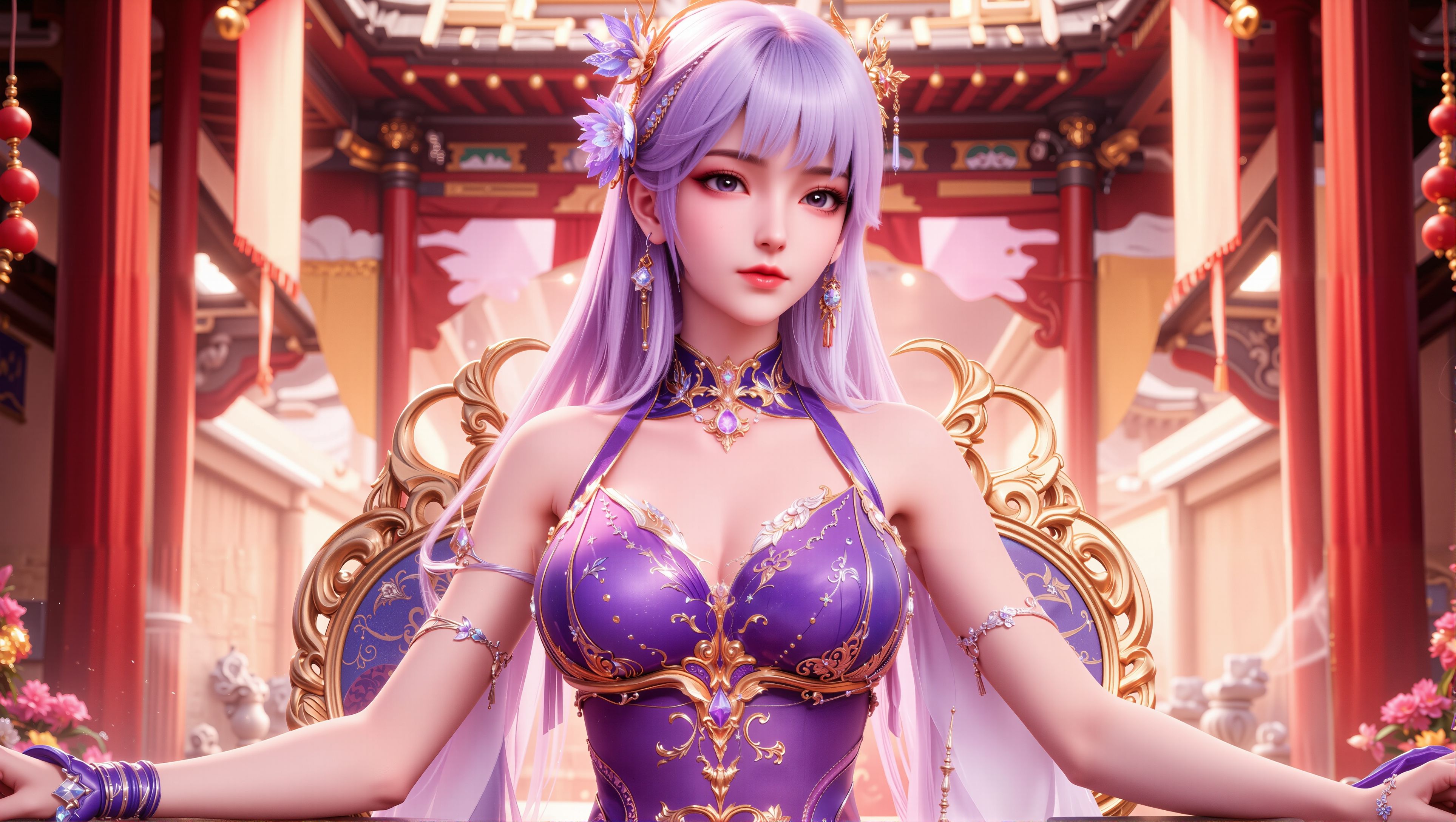 【7P】神印王座圣采儿4k绝美横版壁纸。#动漫 #国漫女神