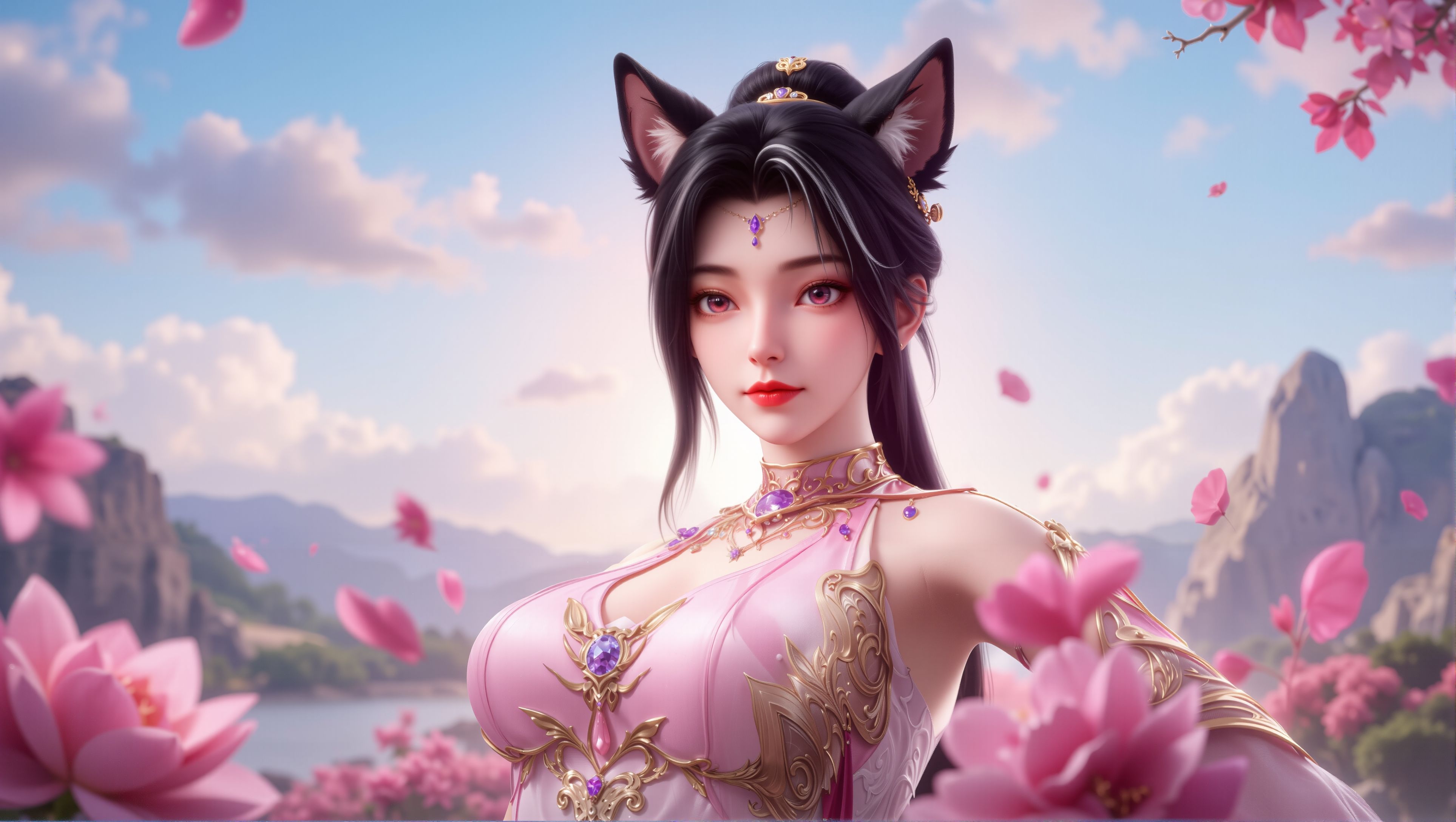 【6P】完美世界 新版天狐仙子。#动漫 #国漫女神 #壁纸