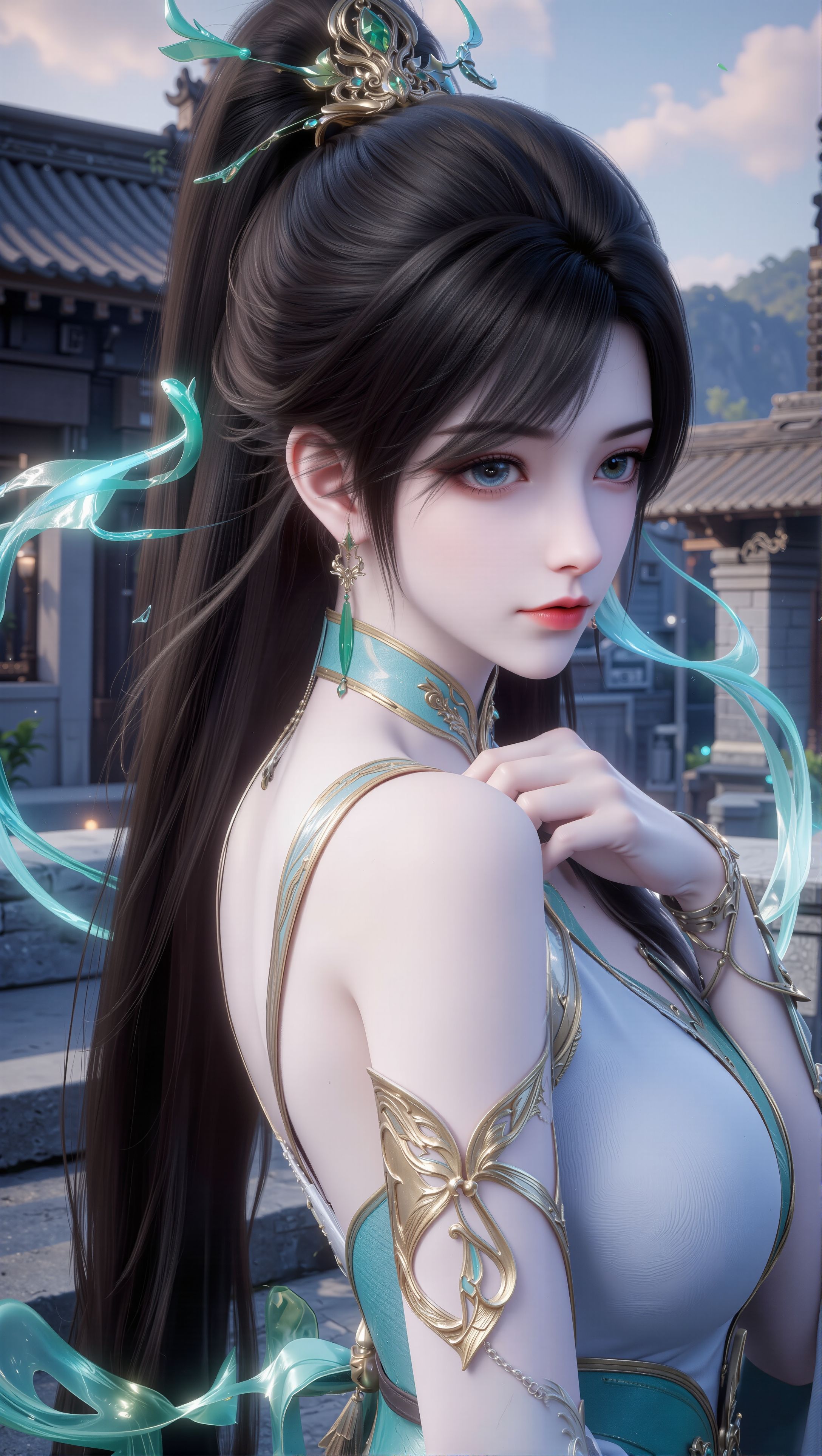 斗破苍穹 特写镜头。#动漫 #国漫女神 #壁纸 #青鳞