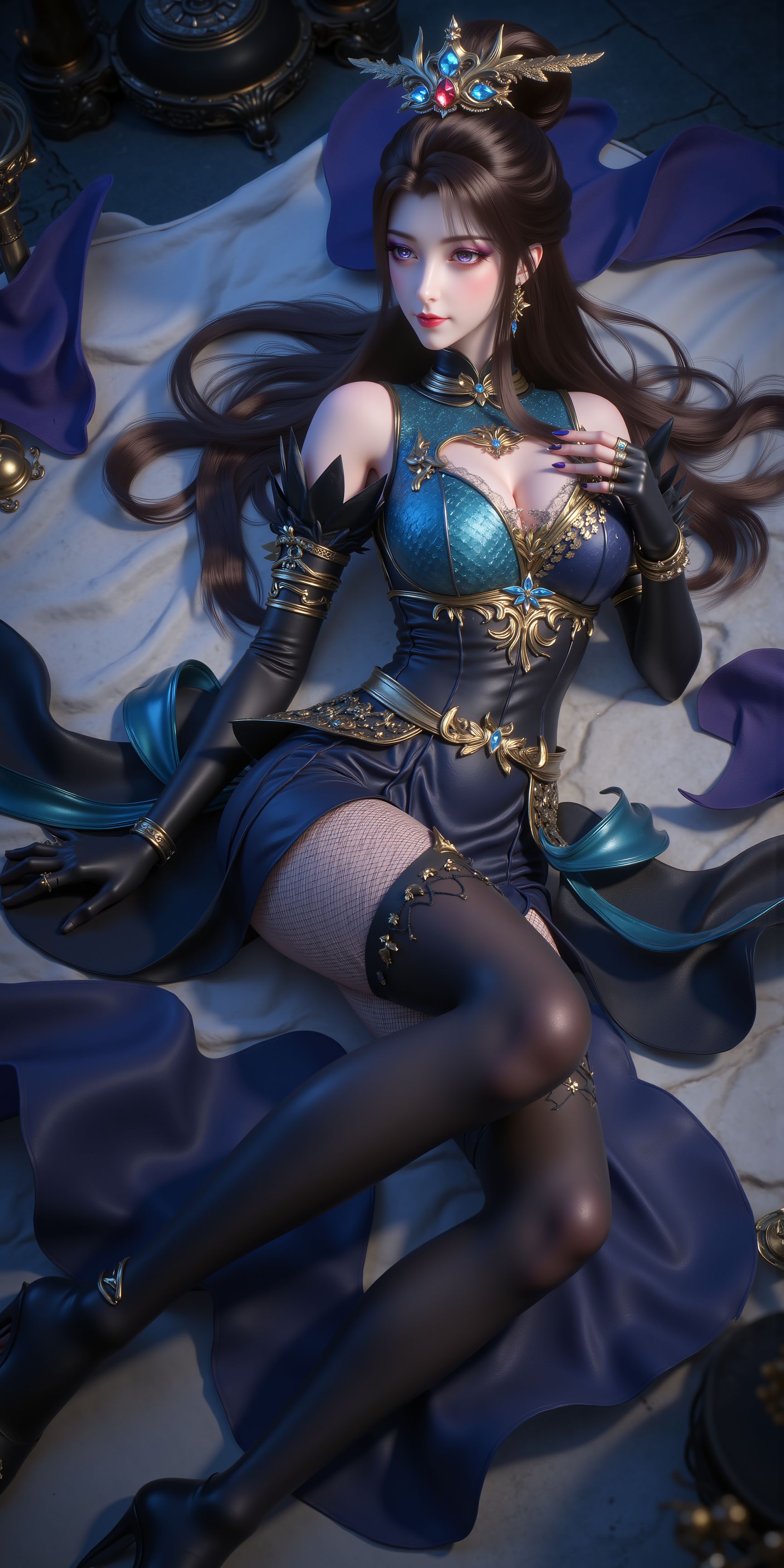 丝袜 刘月 高清壁纸 长生界 国漫美女