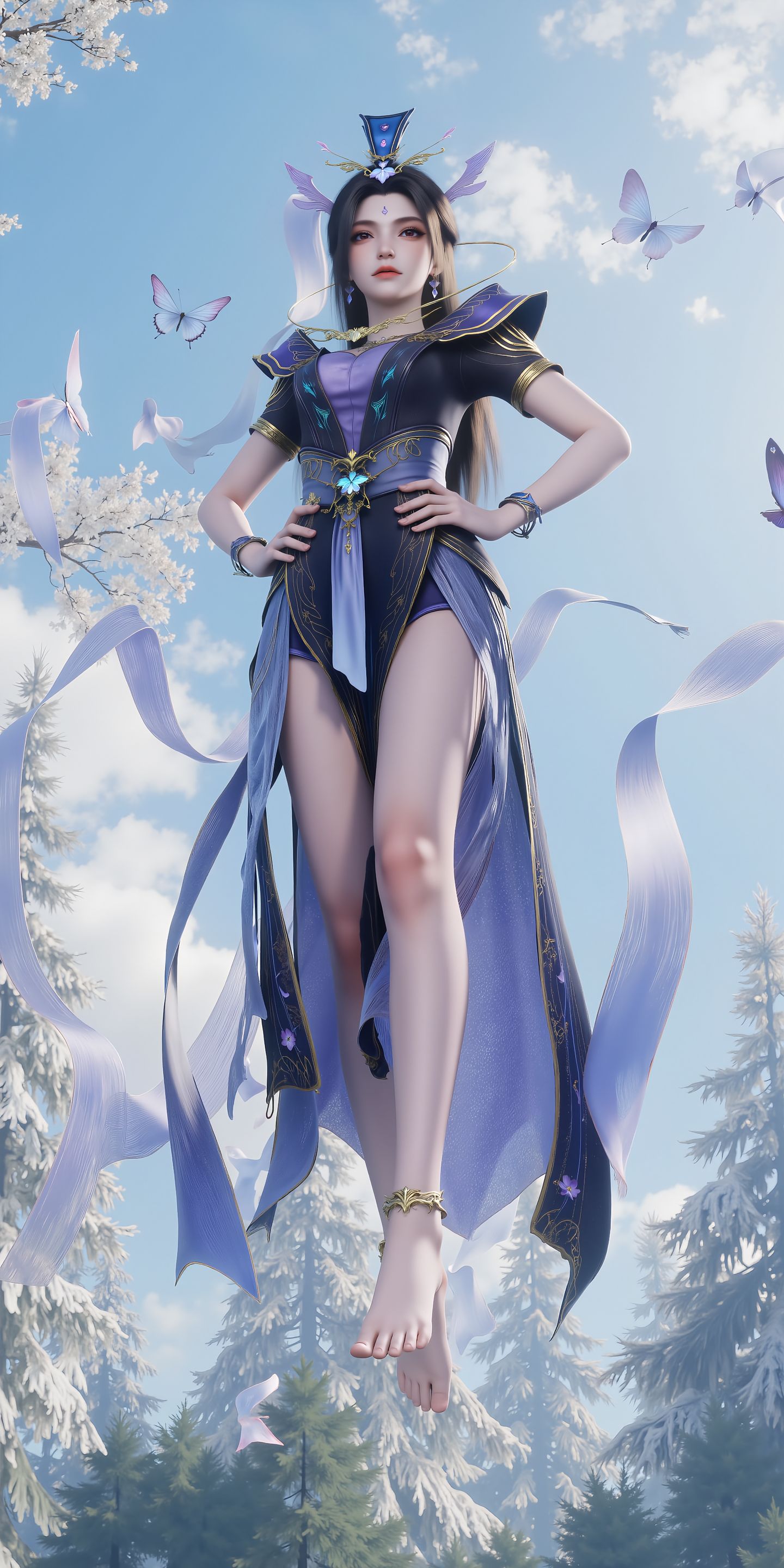 紫府圣女 高清壁纸 遮天 国漫美女