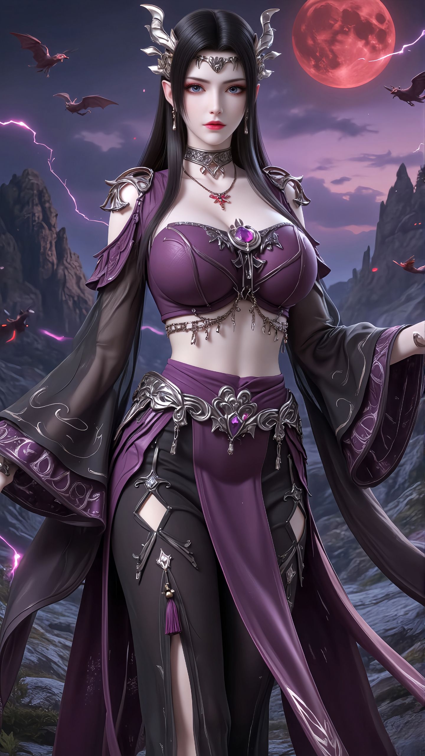 斗破苍穹 美杜莎（紫色装）国漫美女