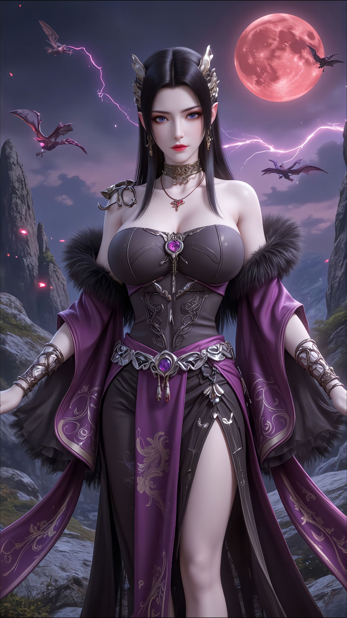 斗破苍穹 美杜莎（紫色装）国漫美女