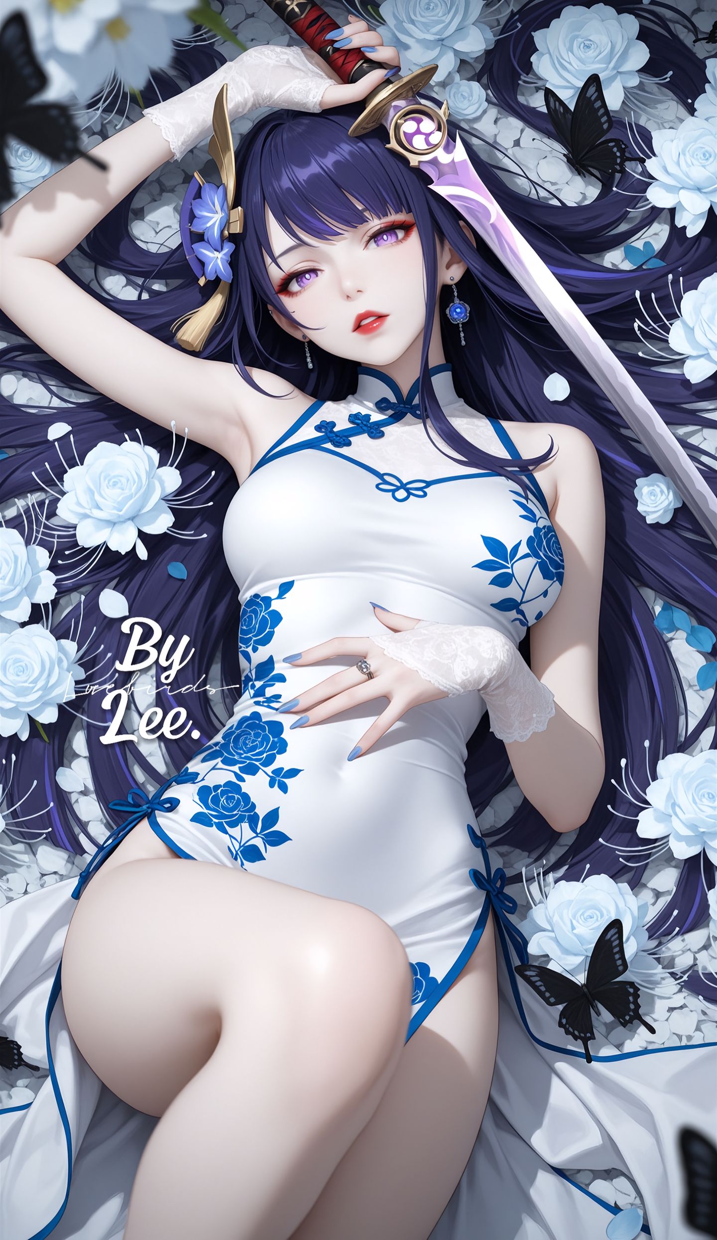 原神，启动。嗯嗯 二创 神里绫华 雷电将军