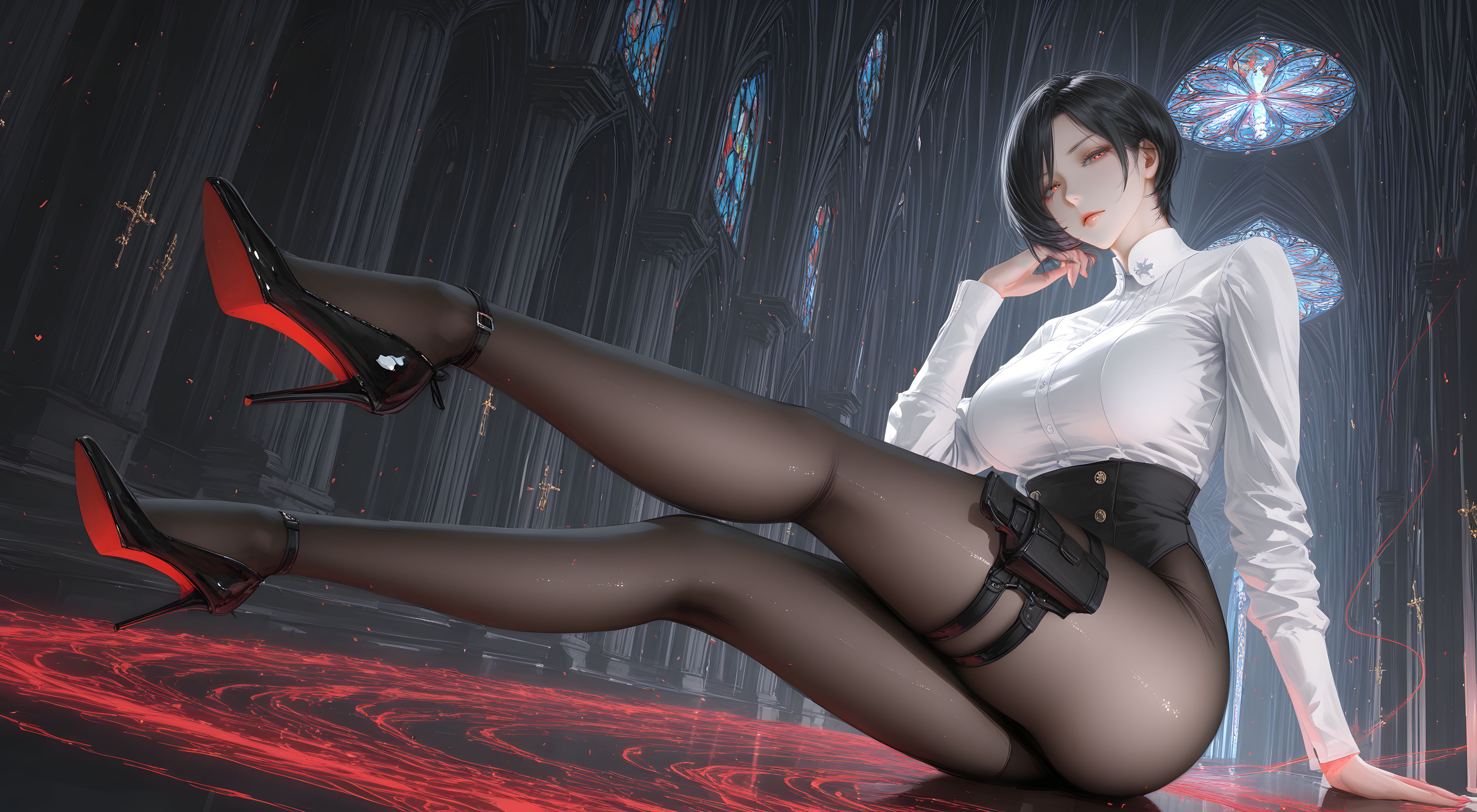 【5P】艾达王。#生化危机 #二次元 来一波横屏电脑壁纸