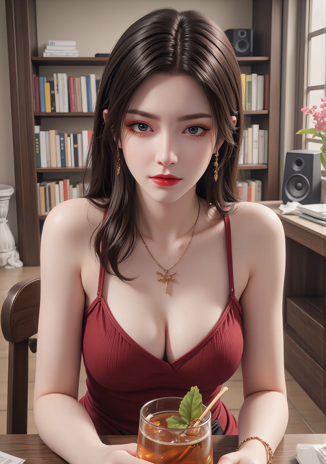 斗破苍穹 美杜莎 国漫女神 居家 现代装 美女
