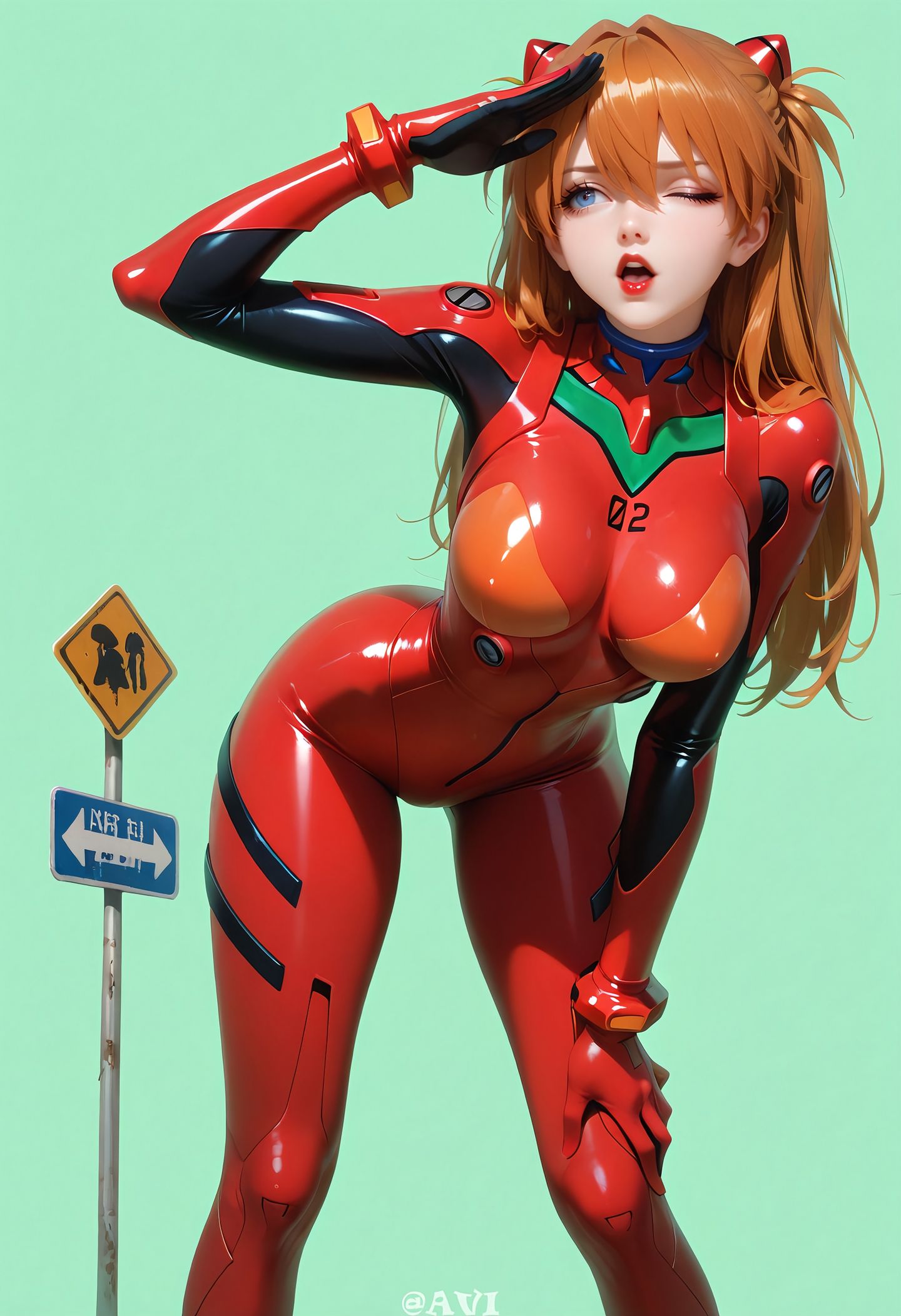 新世纪福音战士 二次元壁纸 大长腿 二次元美图