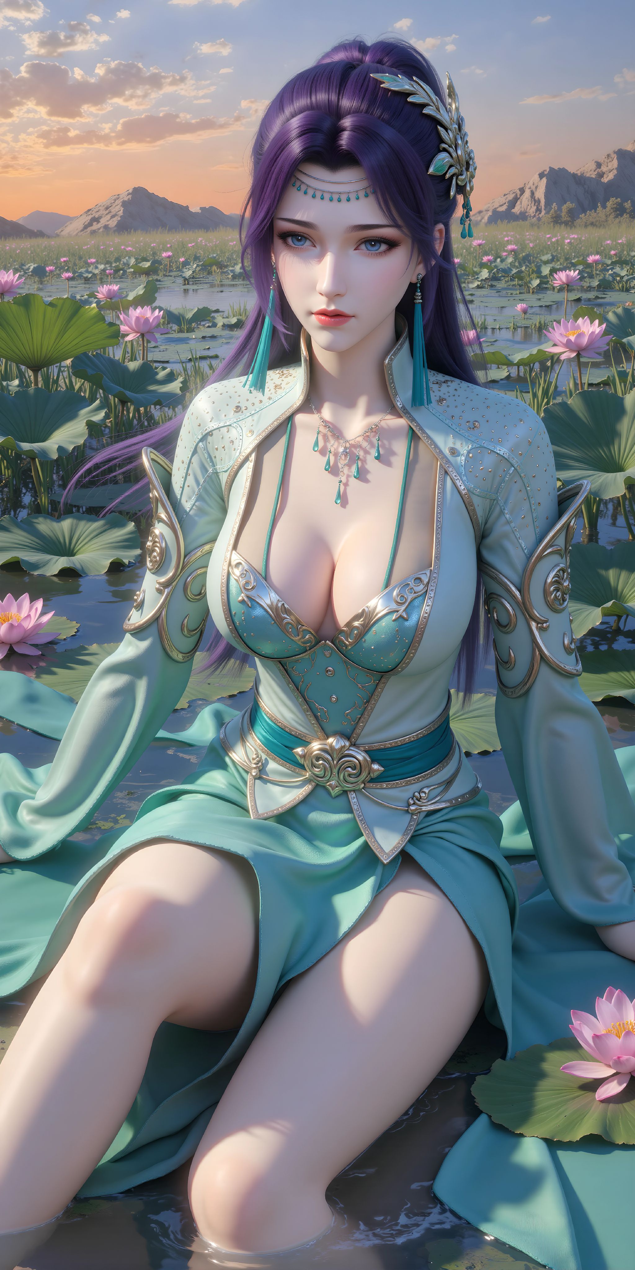 国漫女神 斗破苍穹 ai绘画 云韵