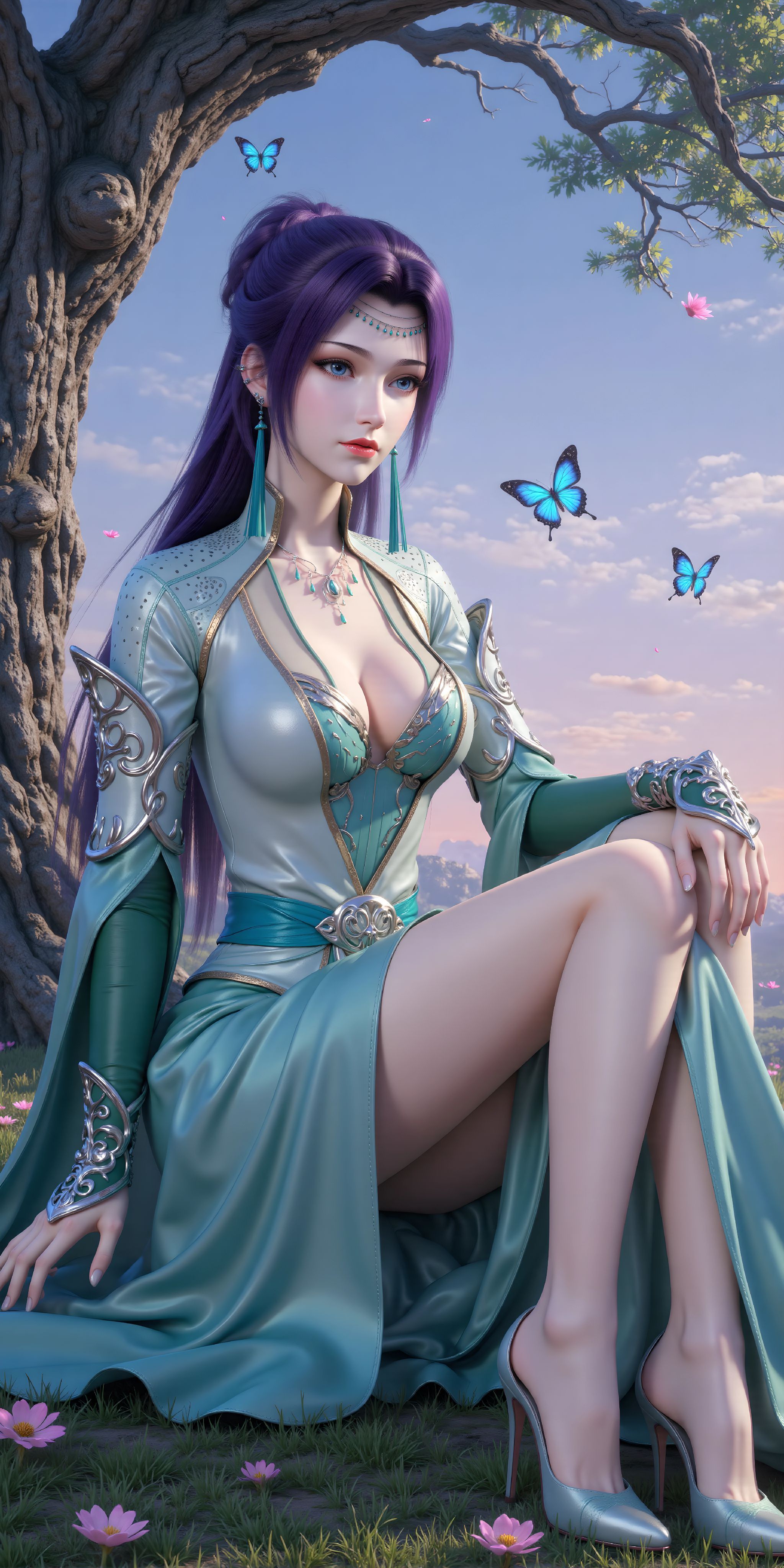 国漫女神 斗破苍穹 ai绘画 云韵