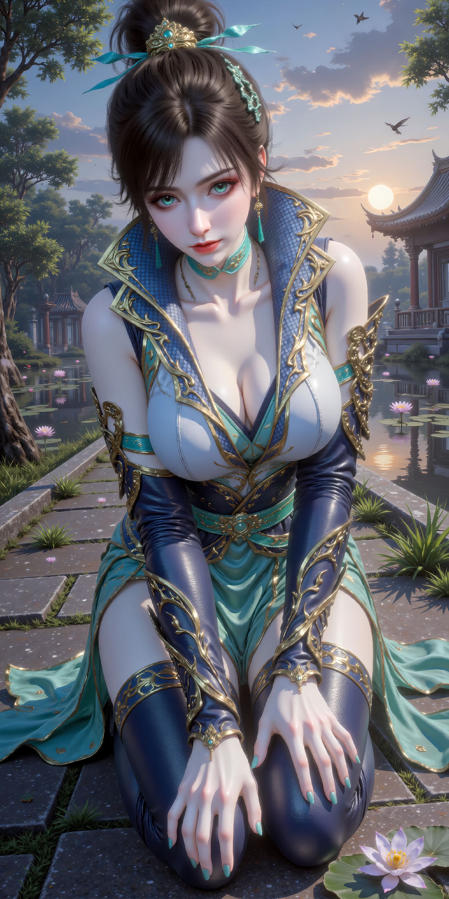 斗破苍穹 国漫美女 ai绘画 青鳞