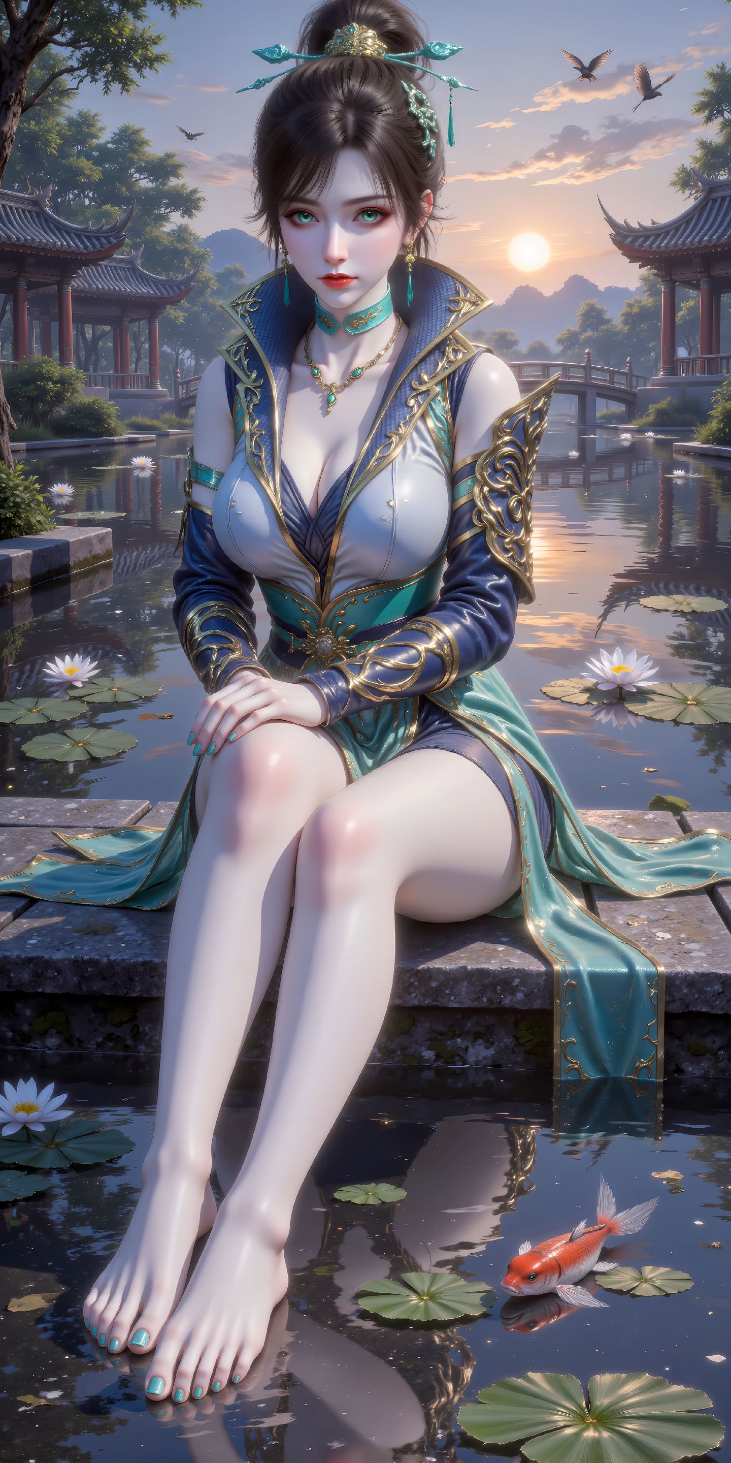 斗破苍穹 国漫美女 ai绘画 青鳞