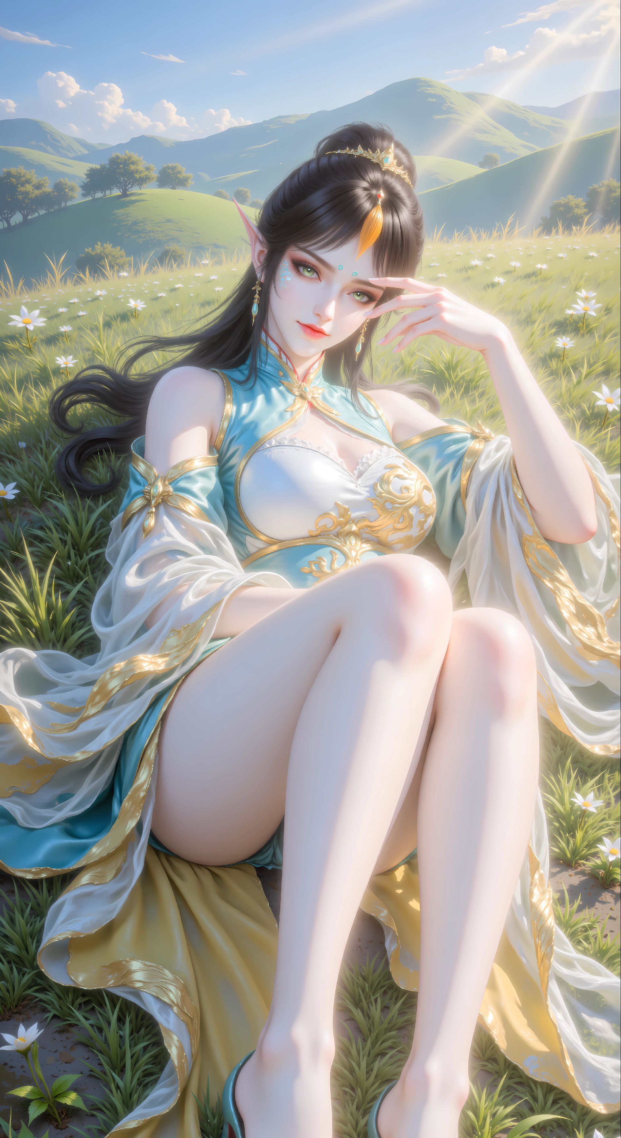 国漫 ai绘画 斗破苍穹 凤清儿